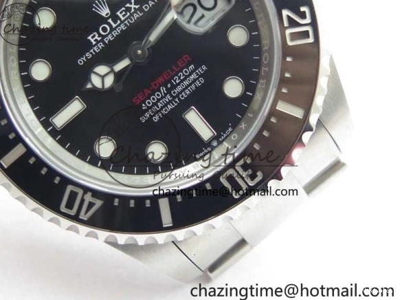 SS A2824 1:1 Case Bracelet 126600 XF Best Sea-Dweller and 904L Edition 0219